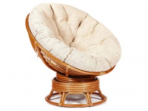 Кресло-качалка Papasan w 23/01 B с подушкой Cognac, ткань Старт в Гремячинске - gremyachinsk.magazin-mebel74.ru | фото