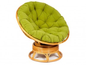 Кресло-качалка Papasan w 23/01 B с подушкой Honey, флок Олива в Гремячинске - gremyachinsk.magazin-mebel74.ru | фото