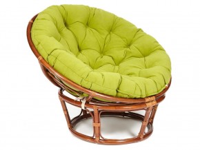 Кресло Papasan 23/01 W с подушкой Pecan, флок Олива в Гремячинске - gremyachinsk.magazin-mebel74.ru | фото